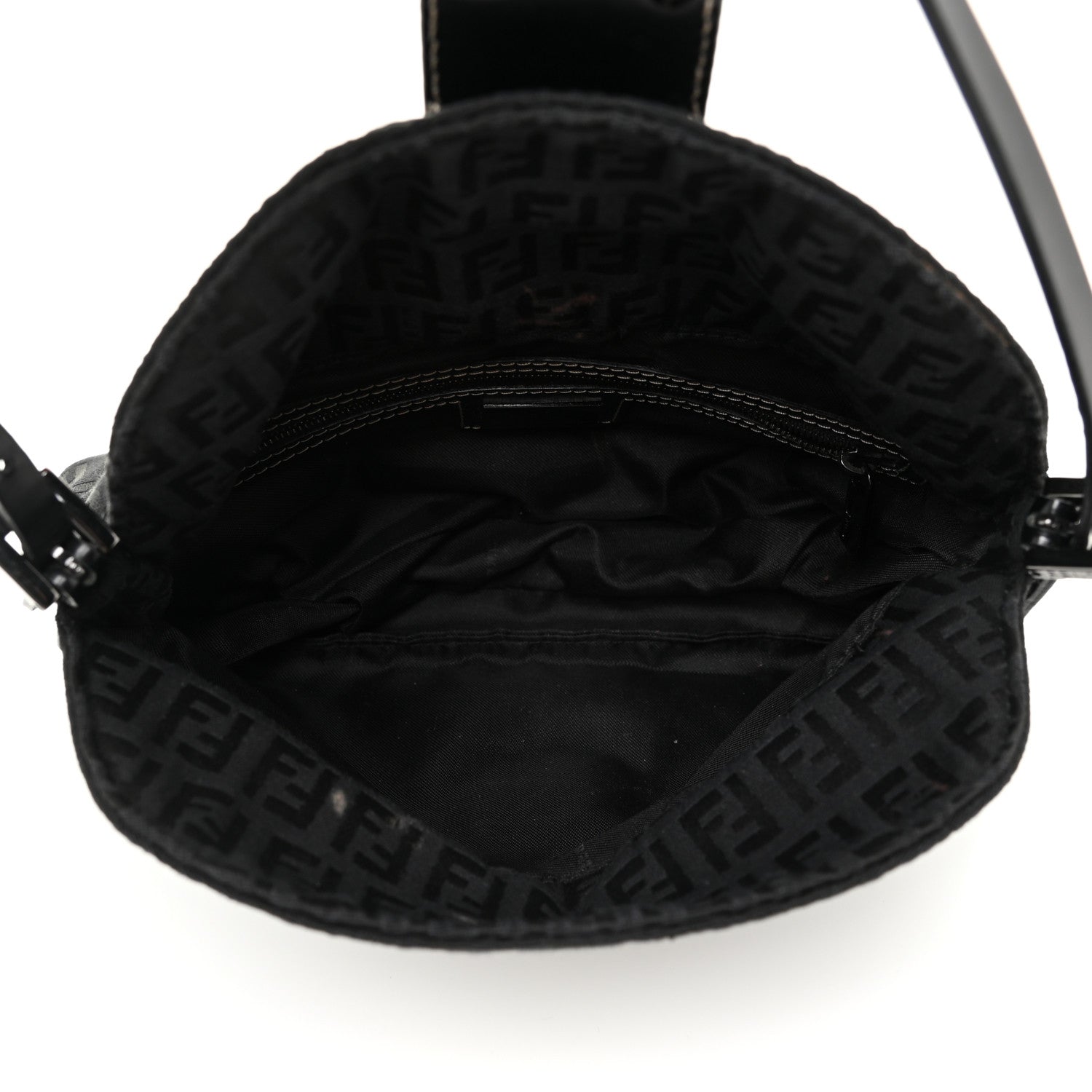 Fendi Zucchino Baguette Black 5 of 22