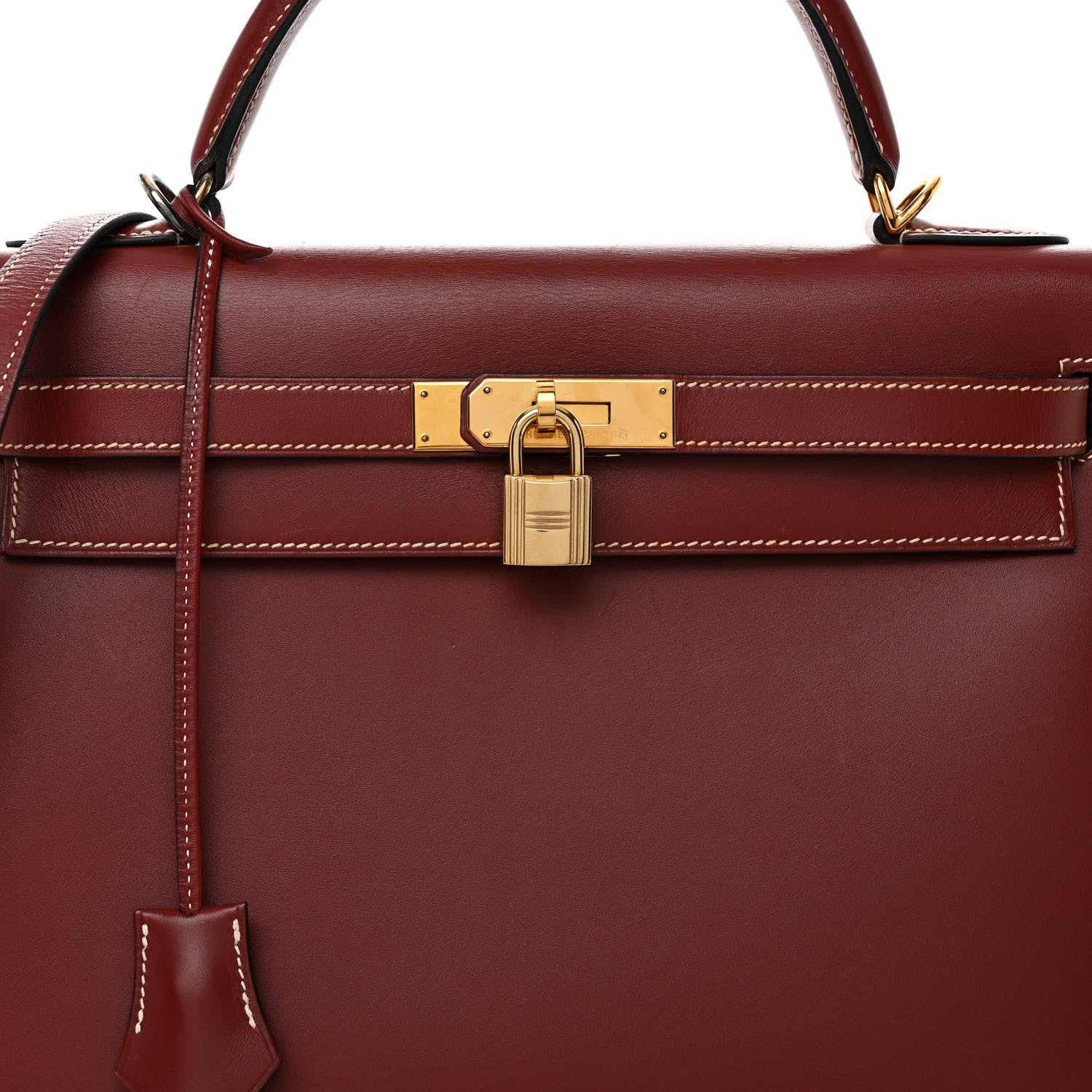 Hermes Chamonix Kelly Sellier 32 Rouge H 8 of 12