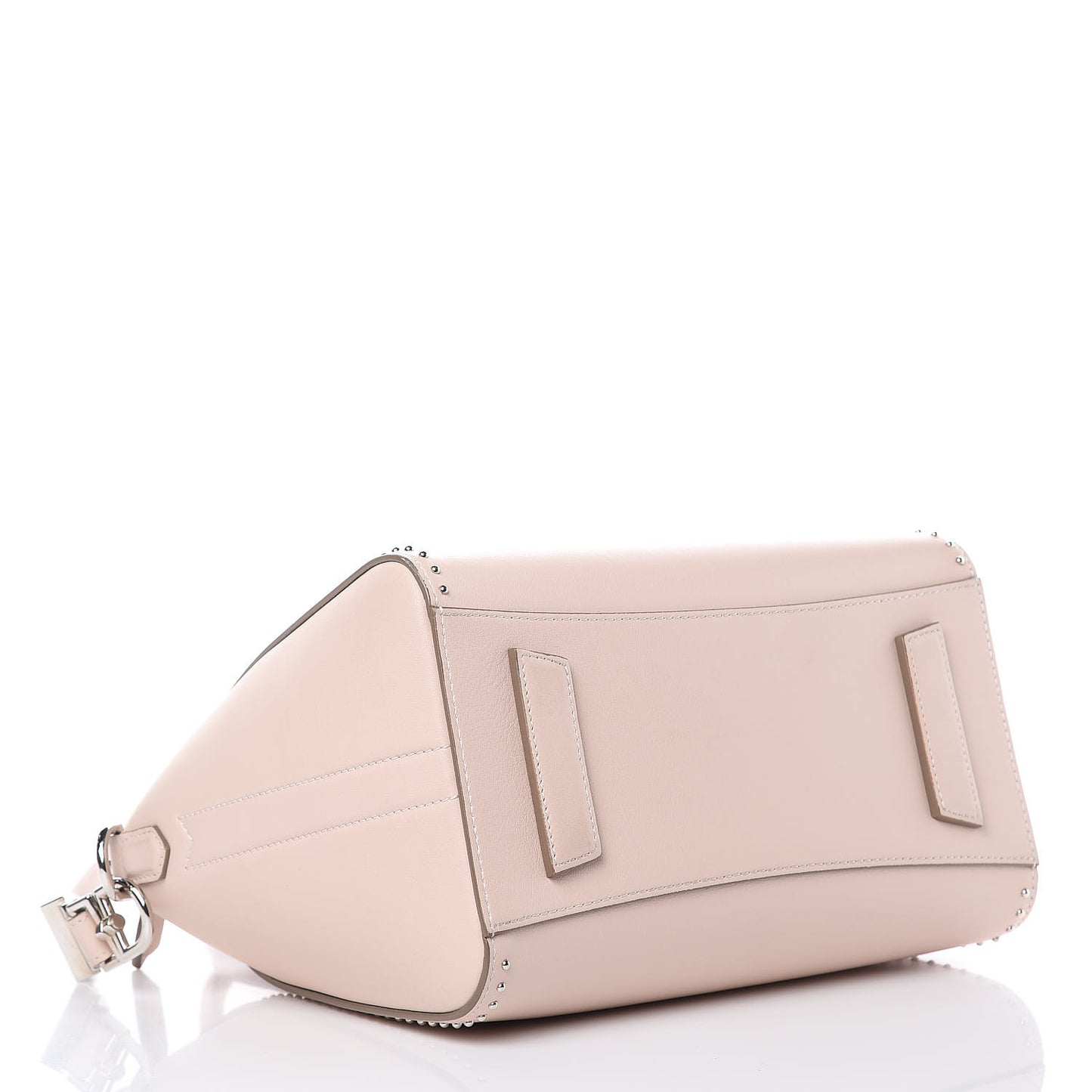 Calfskin Small Studded Antigona Nude Pink