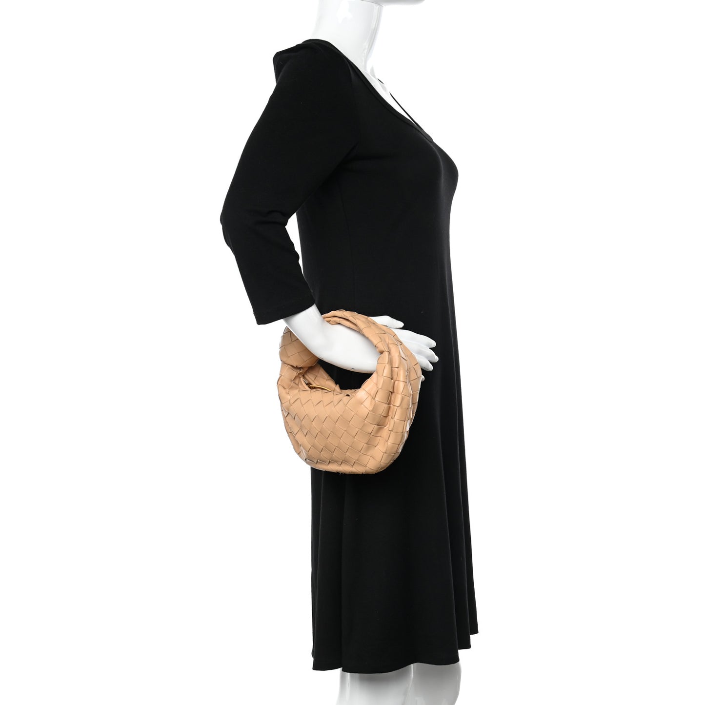 Nappa Intrecciato Mini Jodie Almond