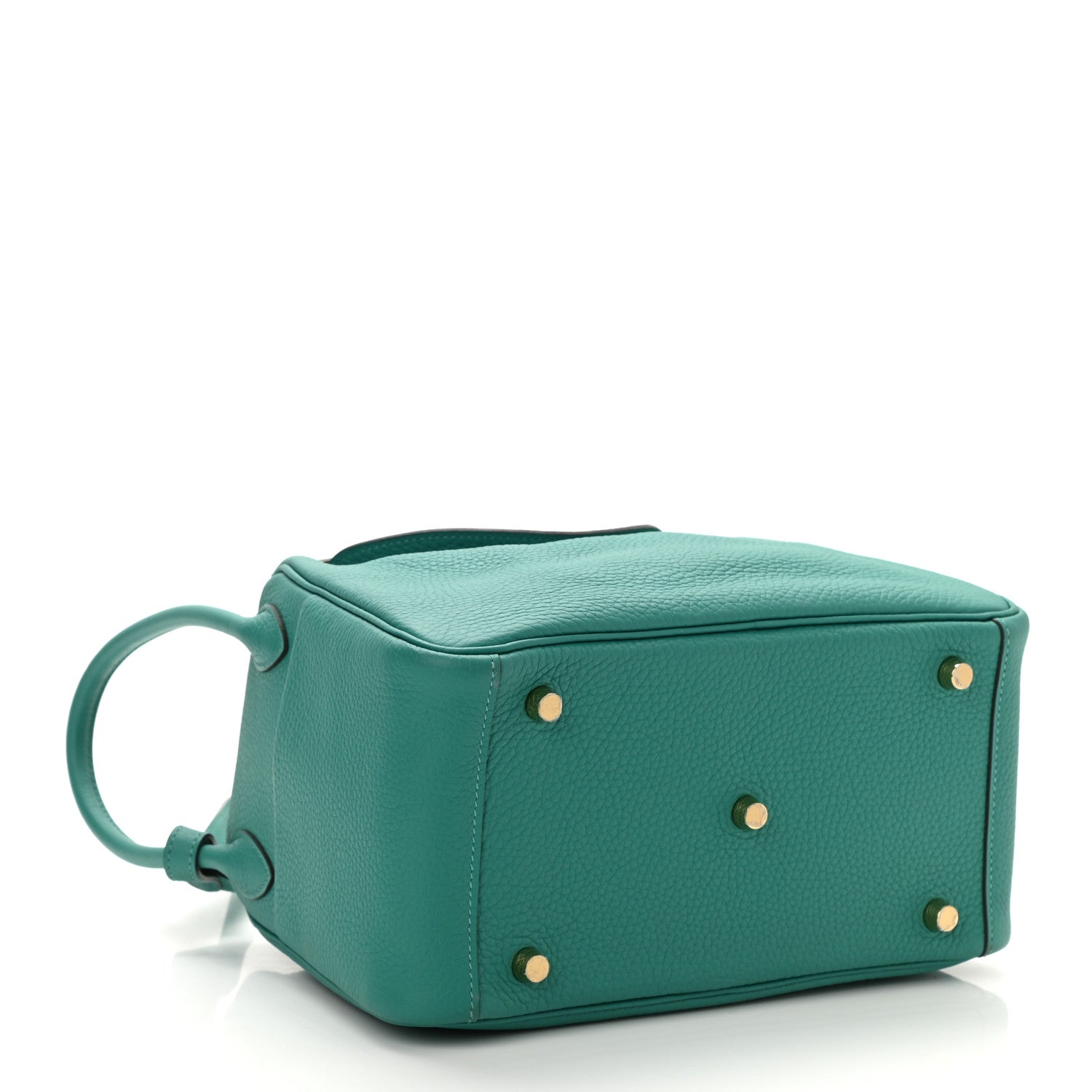 Hermes Taurillon Clemence Lindy 26 Vert Verone 4 of 8