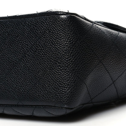 Chanel Caviar Quilted Jumbo Single Flap Black 11 of 13