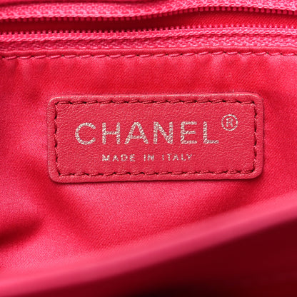 Chanel Calfskin Stitched Double Flap Bag Pink 7 of 11