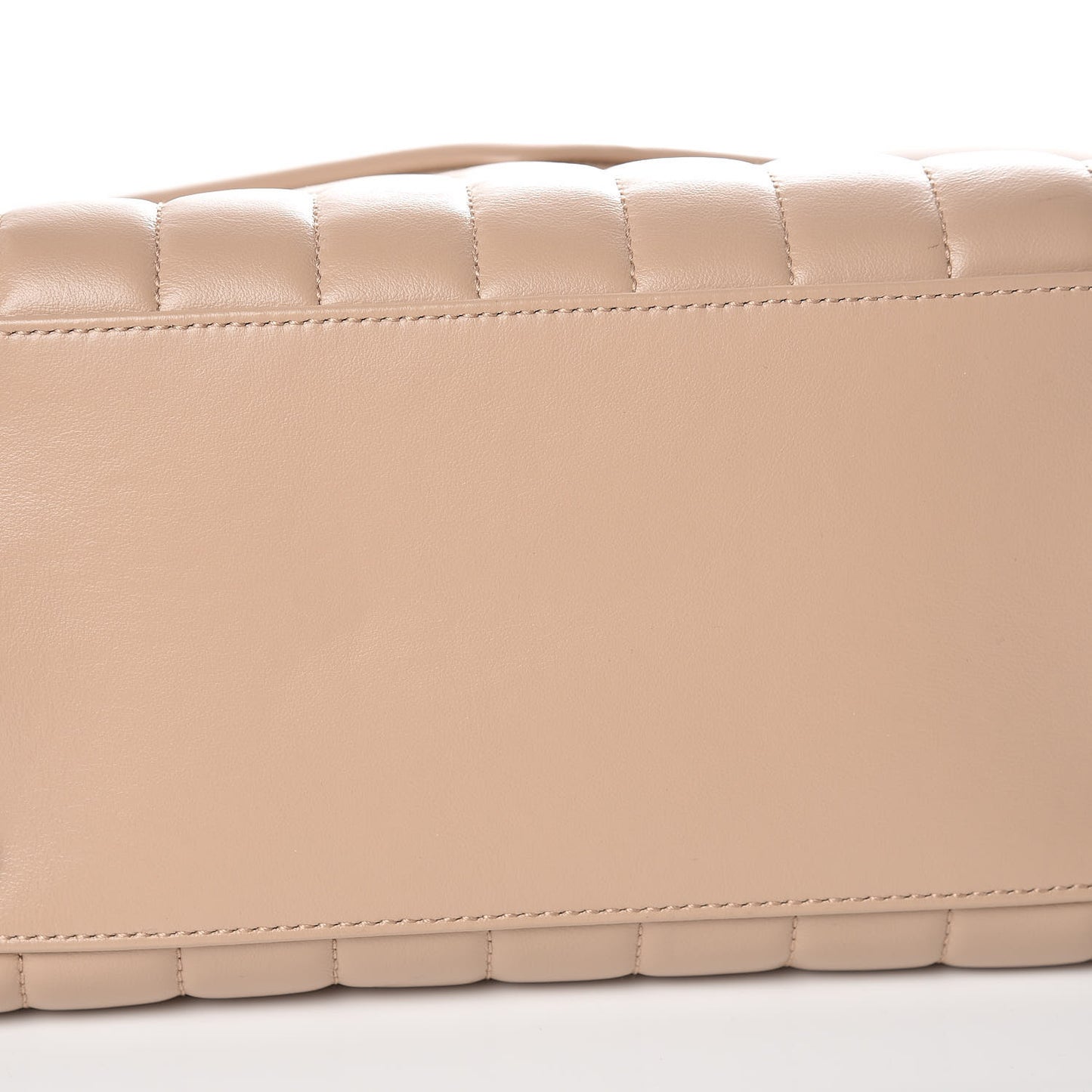 Calfskin Y Quilted Monogram Medium Loulou Satchel Dark Beige