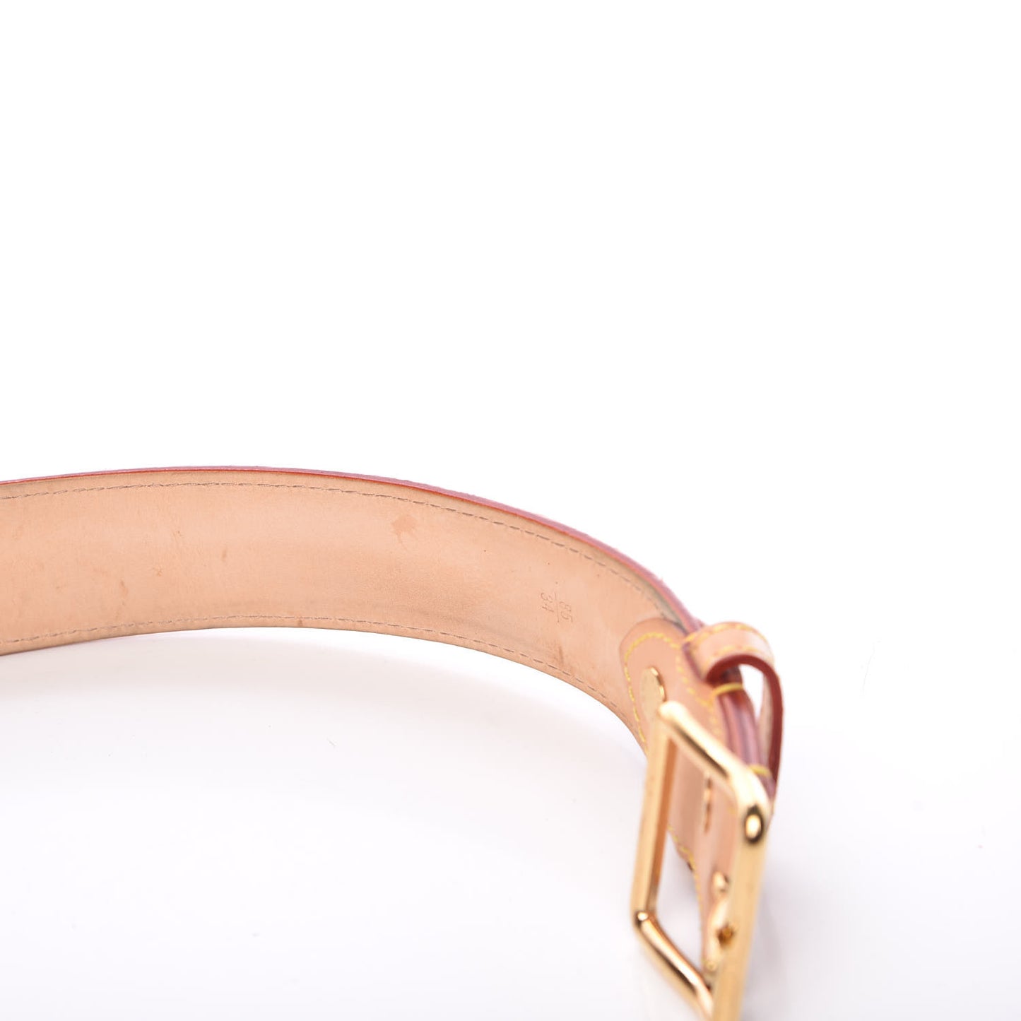 Monogram Watercolor Aquarelle Belt 85 34 White