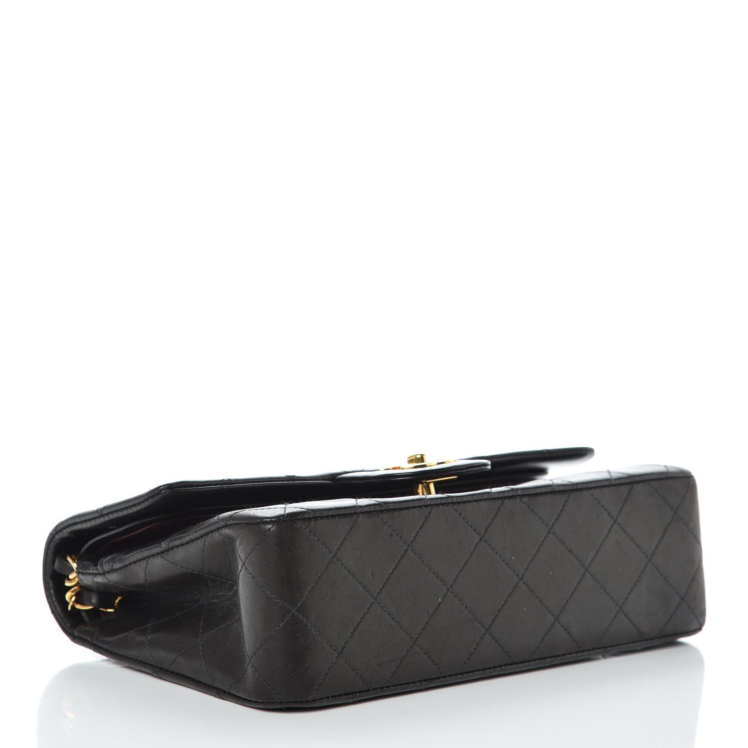 Chanel Lambskin Quilted Small Double Flap Black 5 of 17