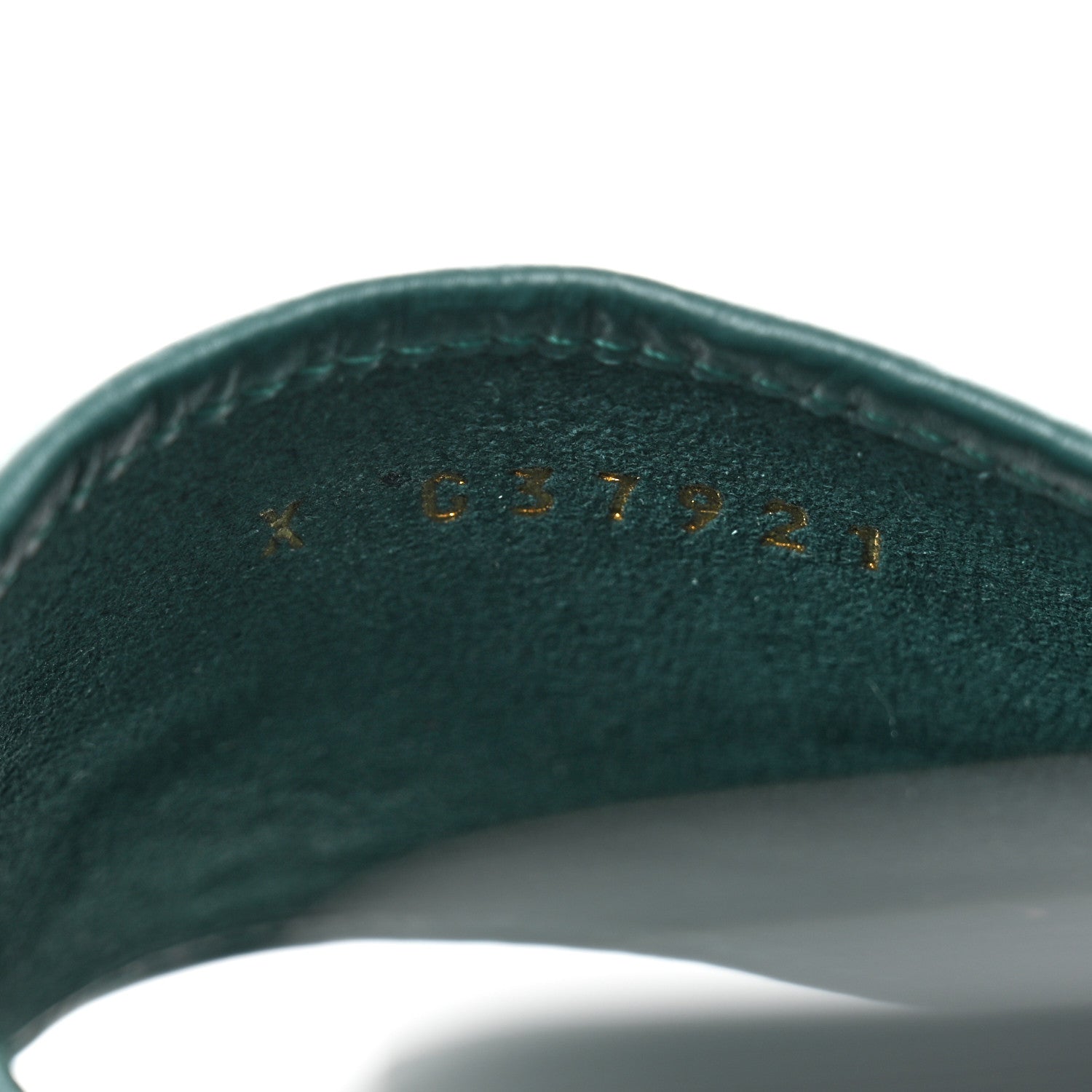 Chanel Embroidered Fabric Calfskin Slide Sandal 38 Green 6 of 8