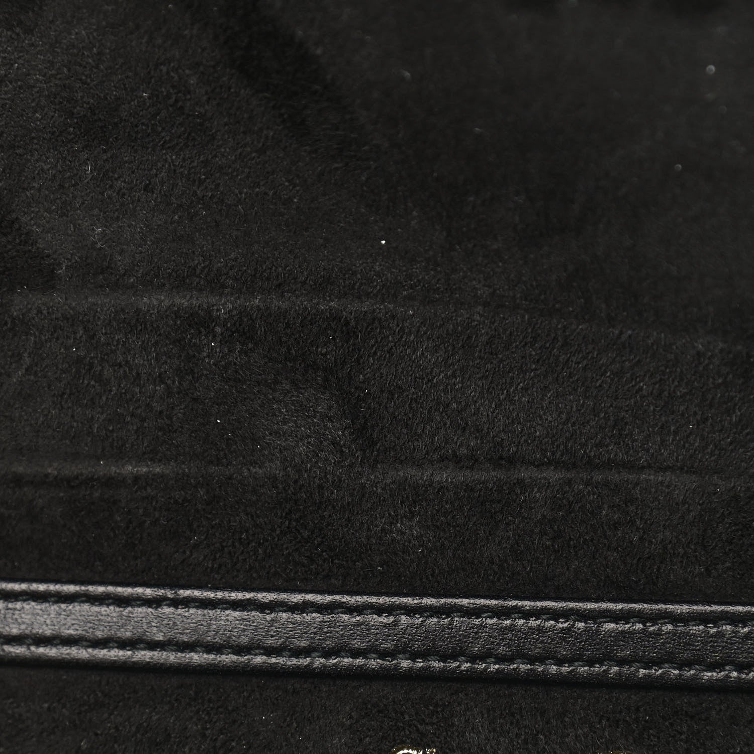 Christian Dior Patent Studded Diorama Wallet on Chain Pouch Black 10 of 10