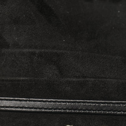 Christian Dior Patent Studded Diorama Wallet on Chain Pouch Black 10 of 10