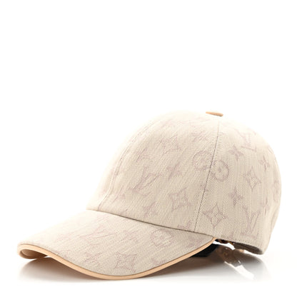 Louis Vuitton Cotton Monogram Jacquard Be My Cap M Beige 1 of 10