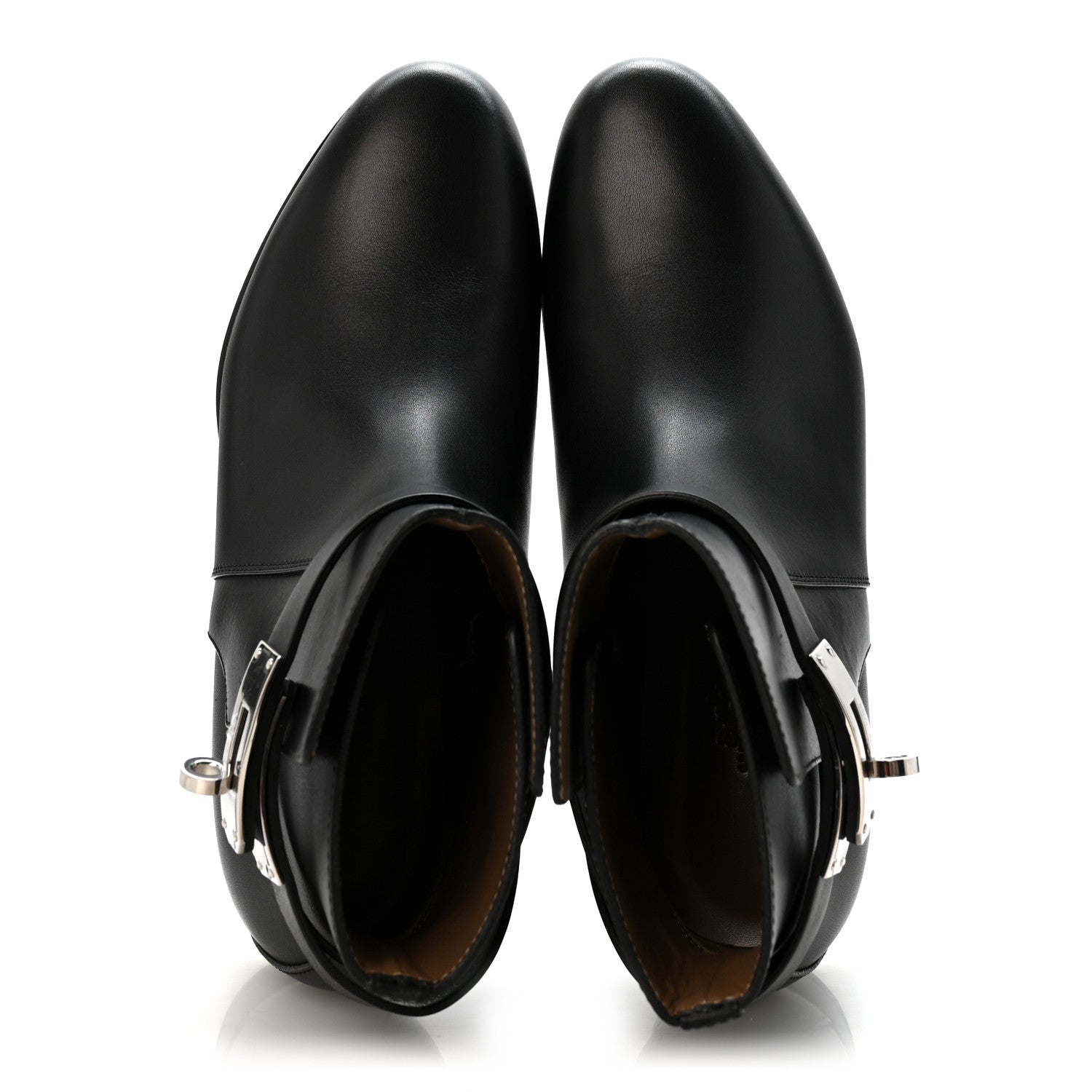 Hermes Calfskin Neo Low Boots 37 Black 2 of 10