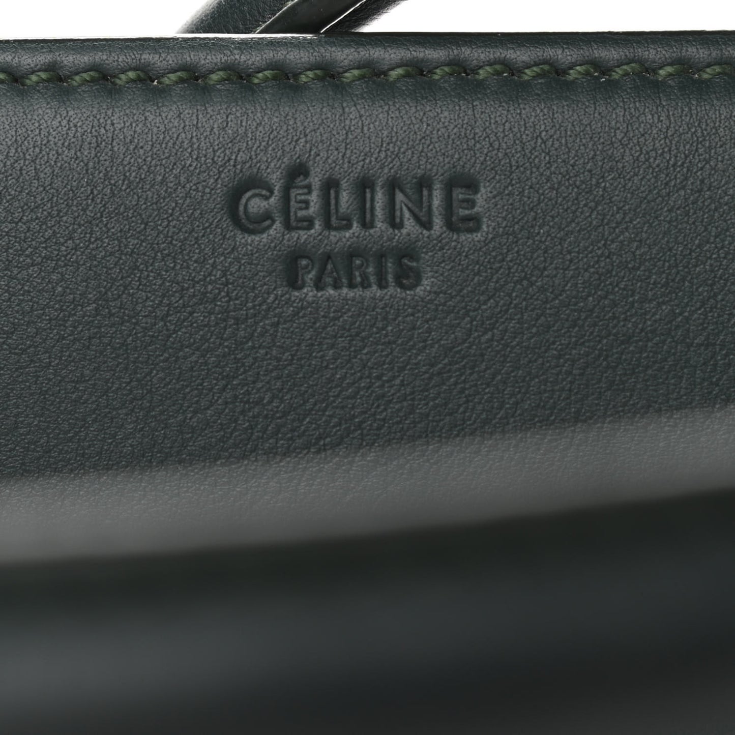 Smooth Calfskin Medium Phantom Luggage Bottle Green