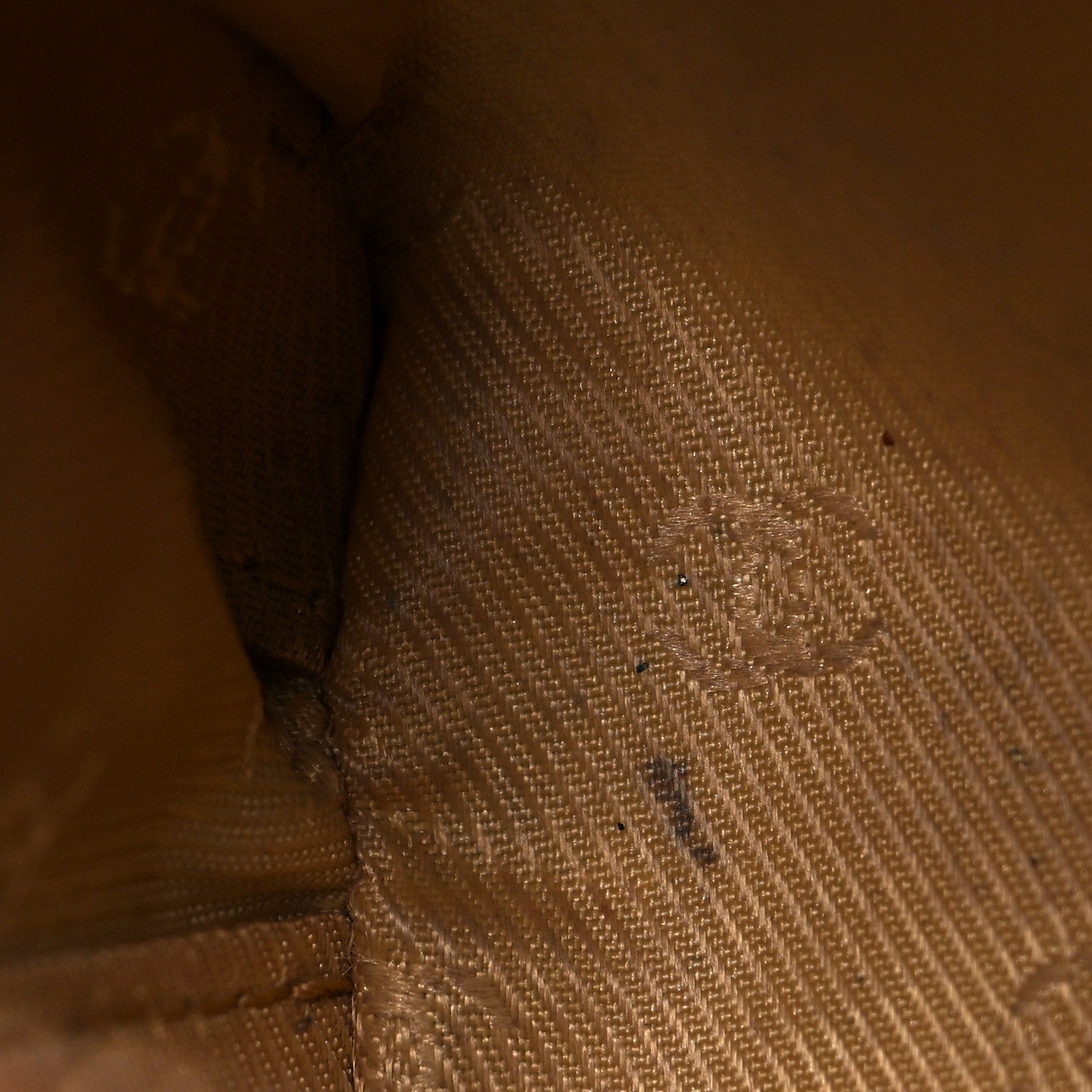 Chanel Grained Calfskin CC Button Medium Pouch Cosmetic Case Orange 12 of 15