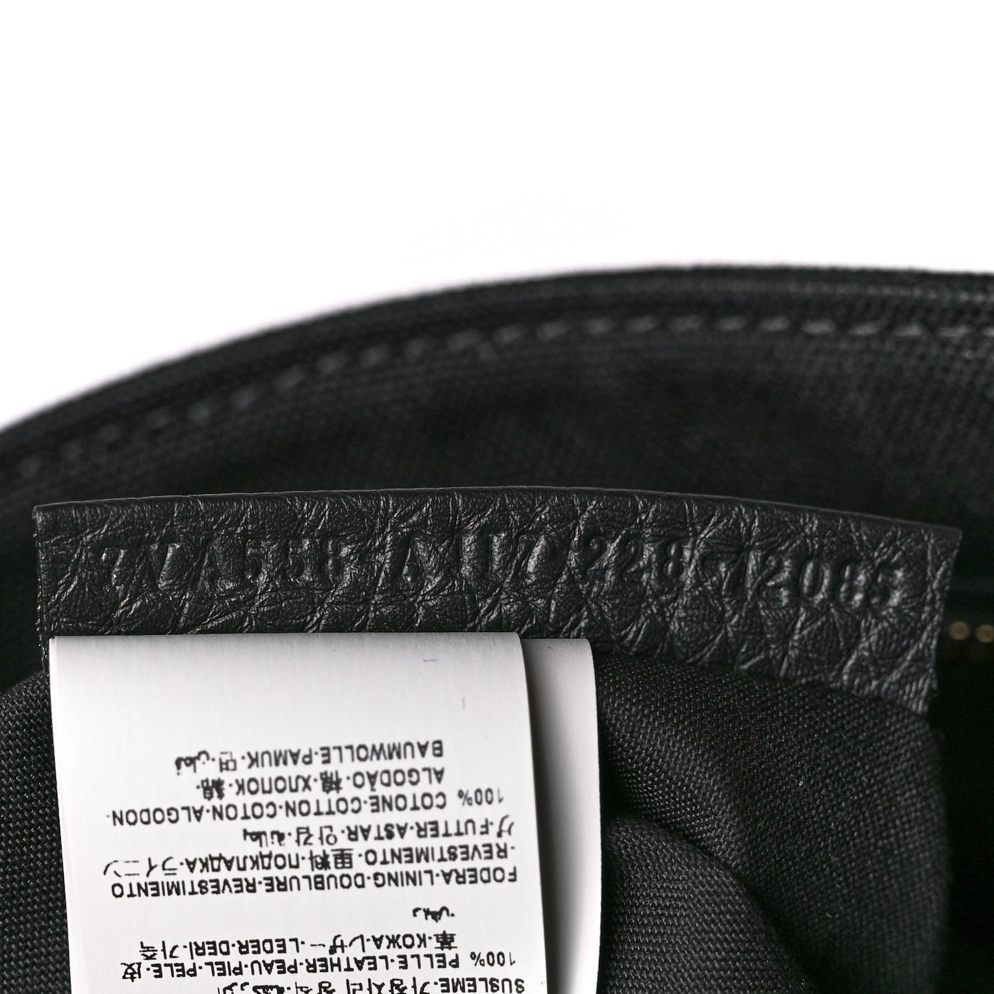 X VERSACE Canvas Fendace Logo Large Shopping Tote Black