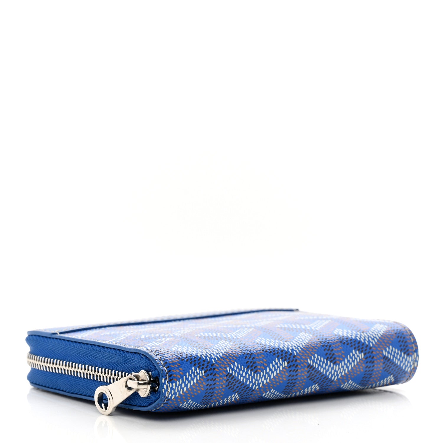 Goyard Goyardine Matignon PM Wallet Blue 4 of 7