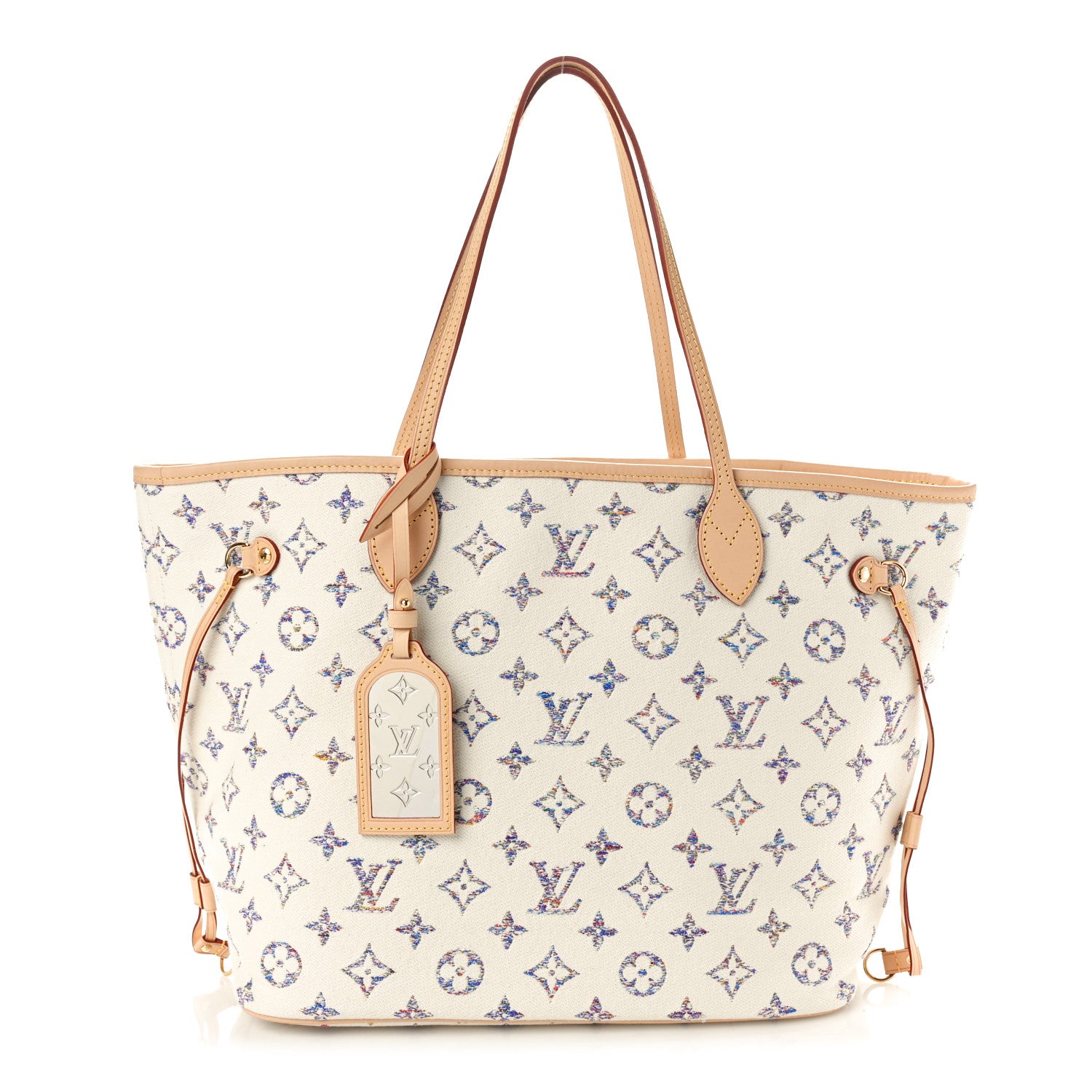 Louis Vuitton Monogram Jacquard Neverfull MM Multicolor Beige 1 of 10