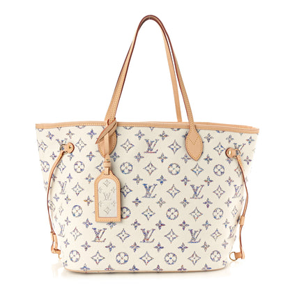 Louis Vuitton Monogram Jacquard Neverfull MM Multicolor Beige 1 of 10