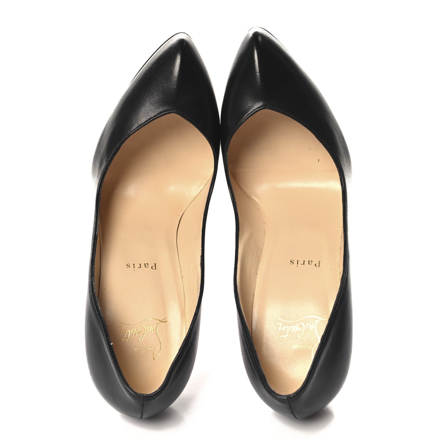 Shiny Nappa Breche 100 Pumps 40.5 Black