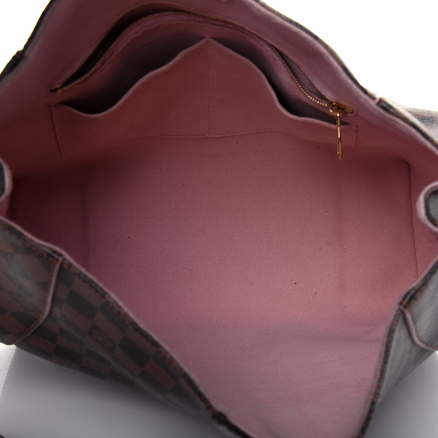 Damier Ebene Caissa Hobo Rose Ballerine