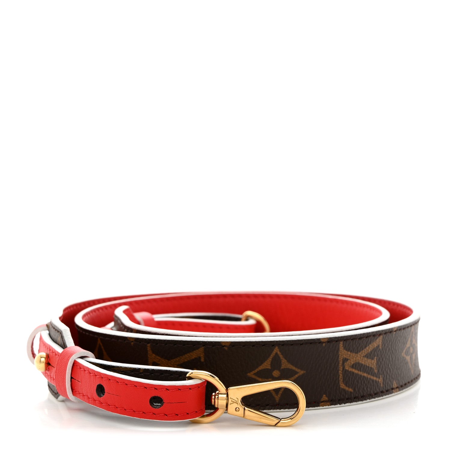 Louis Vuitton Monogram Bandouliere Shoulder Strap XL Coquelicot 1 of 5