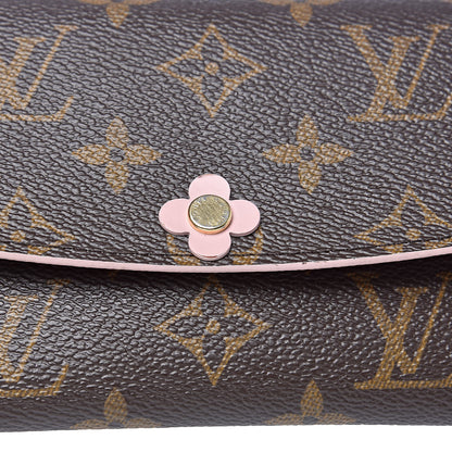 Louis Vuitton Monogram Bloom Flower Emilie Wallet 11 of 12