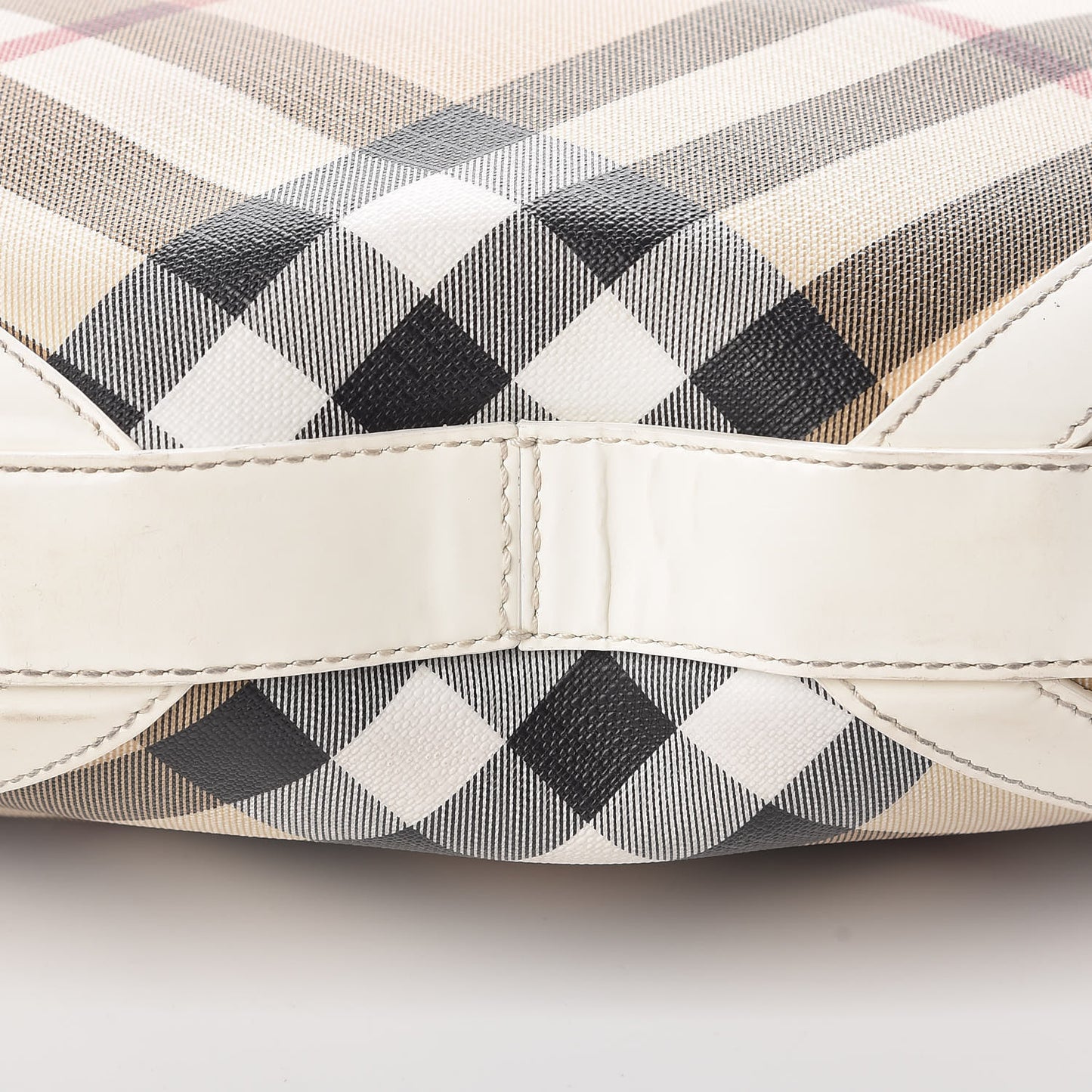 Supernova Check Large Larkin Hobo White