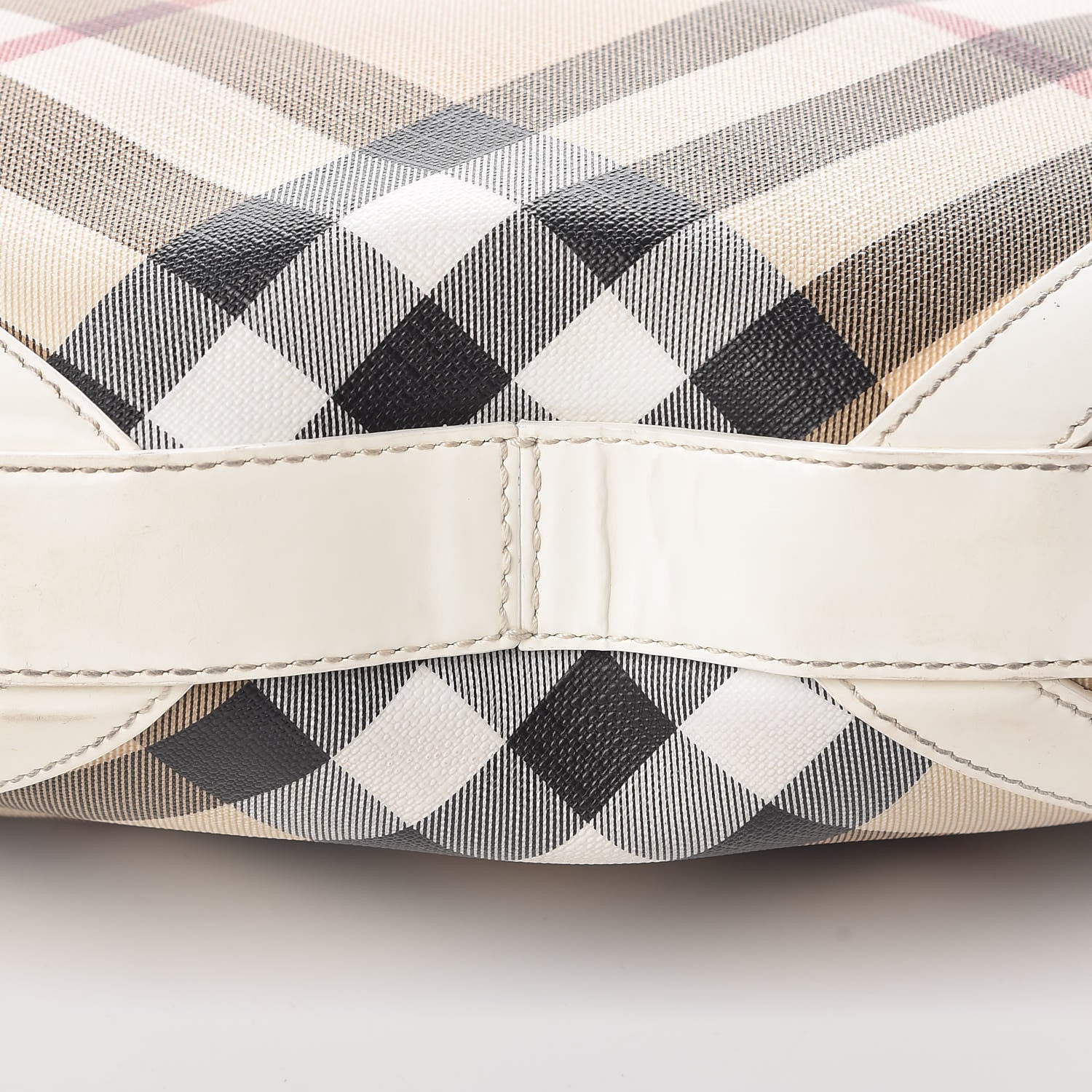 Burberry Supernova Check Large Larkin Hobo White 19 of 20