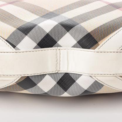 Burberry Supernova Check Large Larkin Hobo White 19 of 20