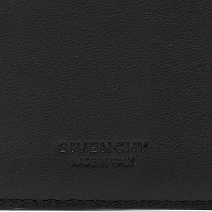 Givenchy Patent Textured Goatskin Card Case Black 6 of 8