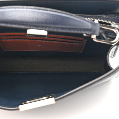 Fendi Cuoio Romano Vitello Cover Bi-Color Peekaboo I See U X Cross Satchel Cuoio Blue 6 of 12