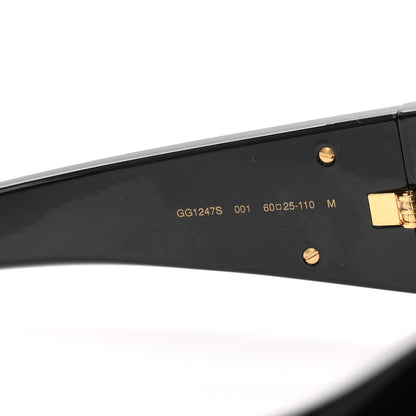 Gucci Acetate Oval Sunglasses GG1247S Black 6 of 7