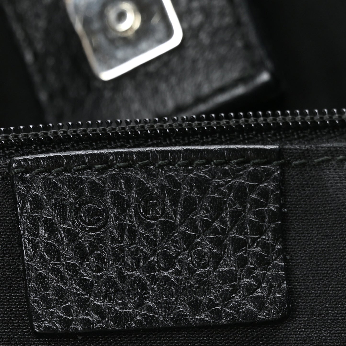 Monogram Medium Abbey Convertible Tote Black