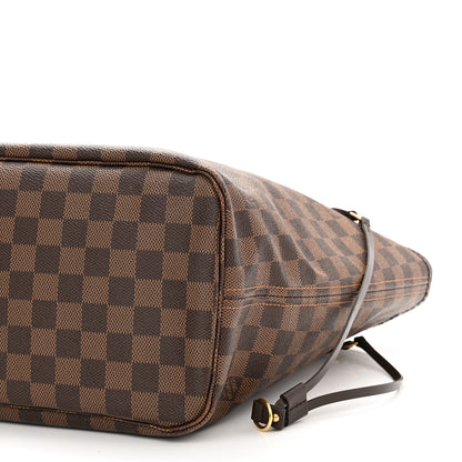 Louis Vuitton Damier Ebene Neo Neverfull MM Rose Ballerine 11 of 12