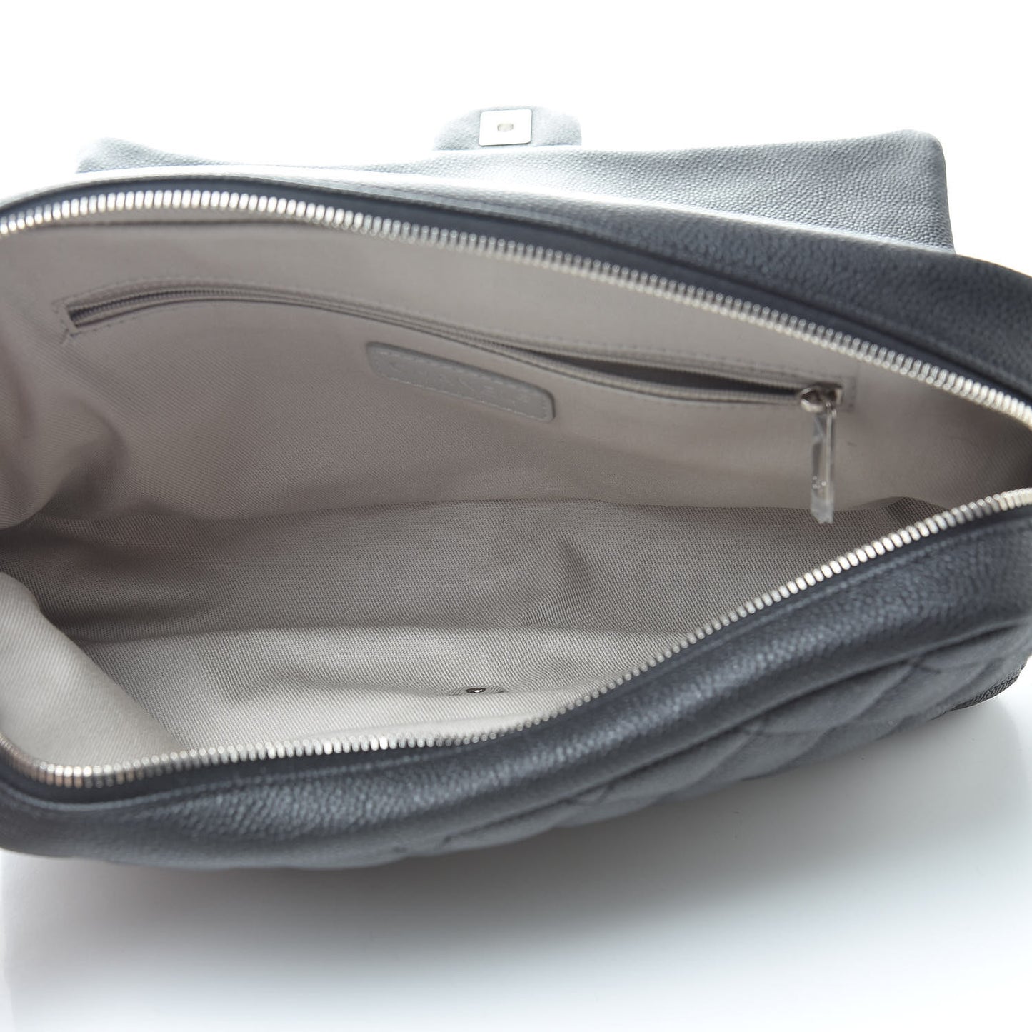 Caviar Quilted Jumbo Easy Flap Black