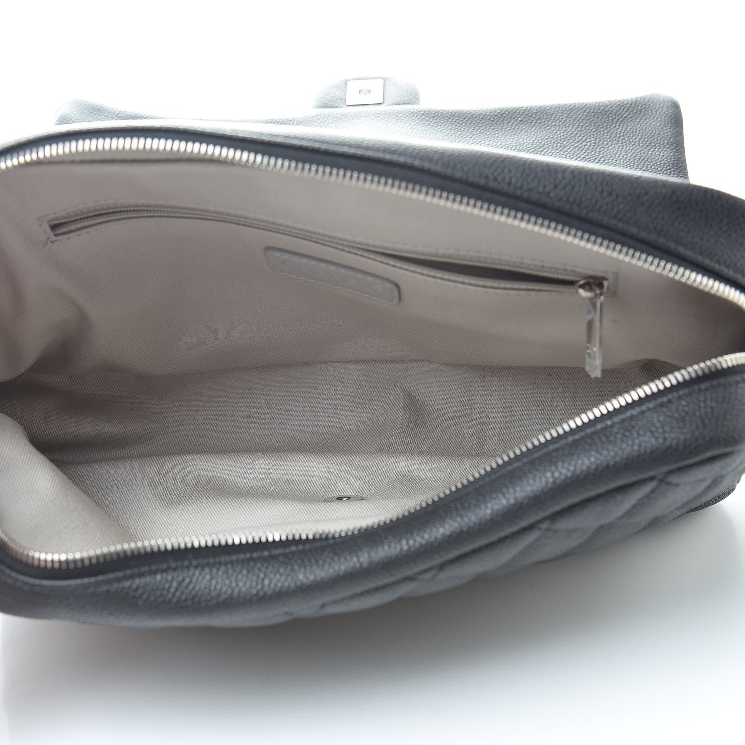 Chanel Caviar Quilted Jumbo Easy Flap Black 5 of 11