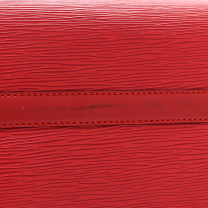 Louis Vuitton Epi Speedy 25 Castillan Red 11 of 12
