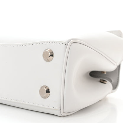 Balenciaga Natural Smooth Calfskin Mini Rodeo Top Handle Handbag Optic White 10 of 11