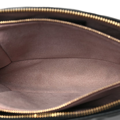 Louis Vuitton Lambskin Embossed Monogram Coussin PM Black 5 of 7