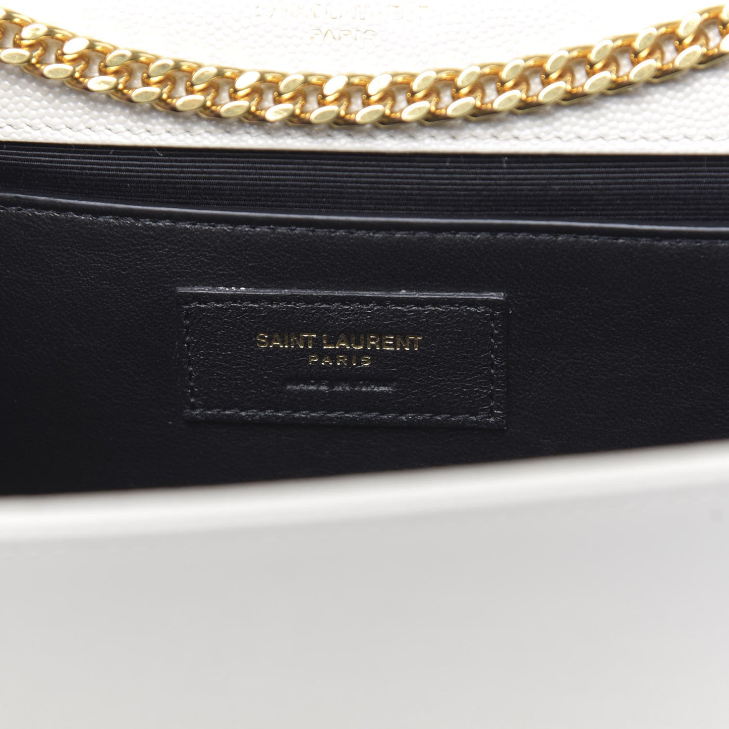 Grain De Poudre Medium Classic Monogram Kate Satchel Crema Soft