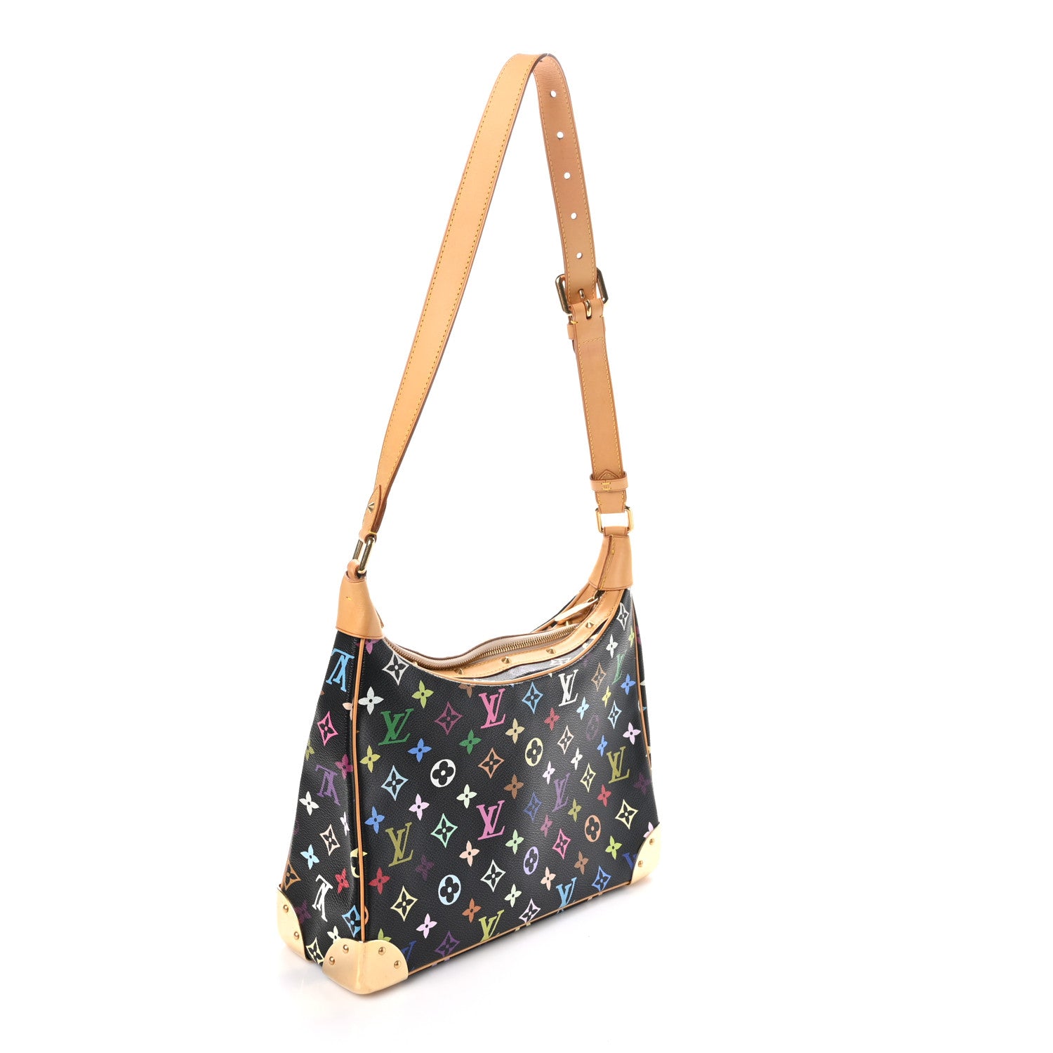 Louis Vuitton Monogram Multicolor Boulogne Black 3 of 9