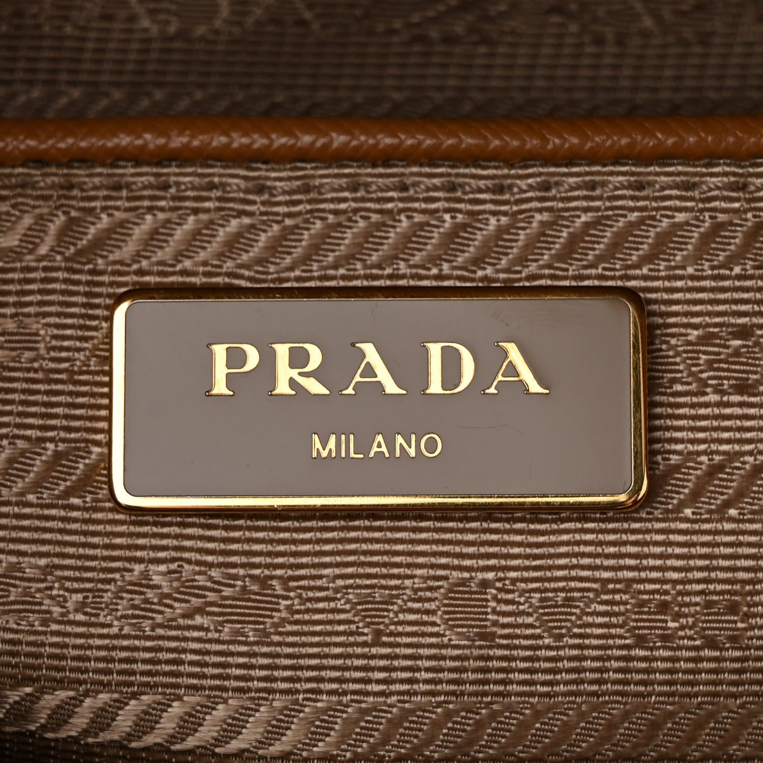 Prada Saffiano Lux Medium Promenade Tote Caramel 7 of 17