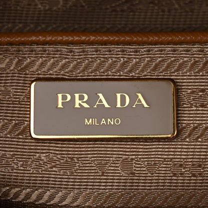 Prada Saffiano Lux Medium Promenade Tote Caramel 7 of 17