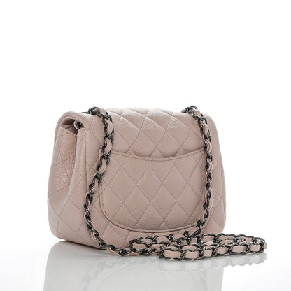 Chanel Caviar Quilted Mini Square Flap Pink 3 of 8