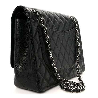 Chanel Caviar Quilted Maxi Double Flap Black 3 of 11