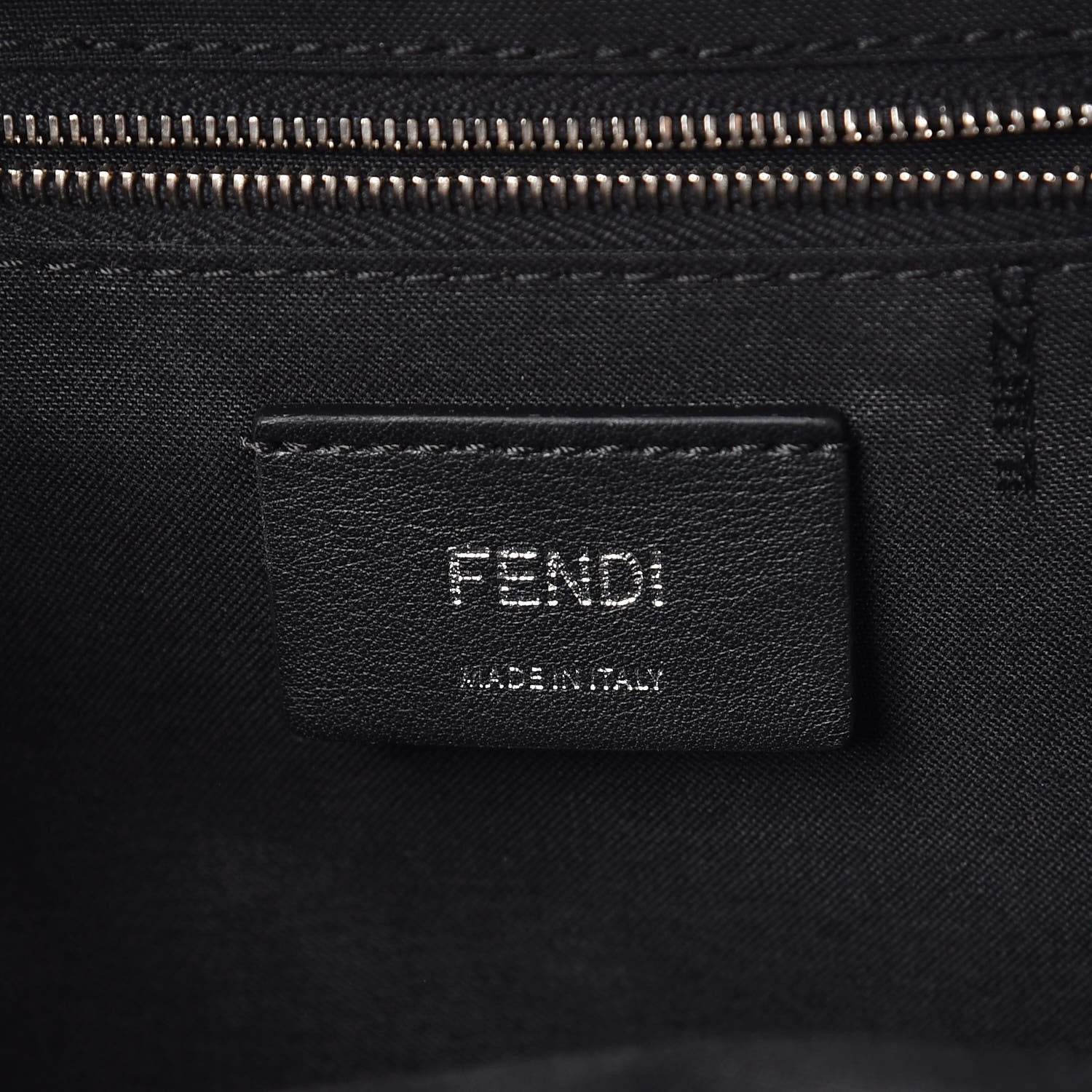 Fendi Vitello Century Fun Fair Metal Studded Mini Backpack Black Multicolor 6 of 7