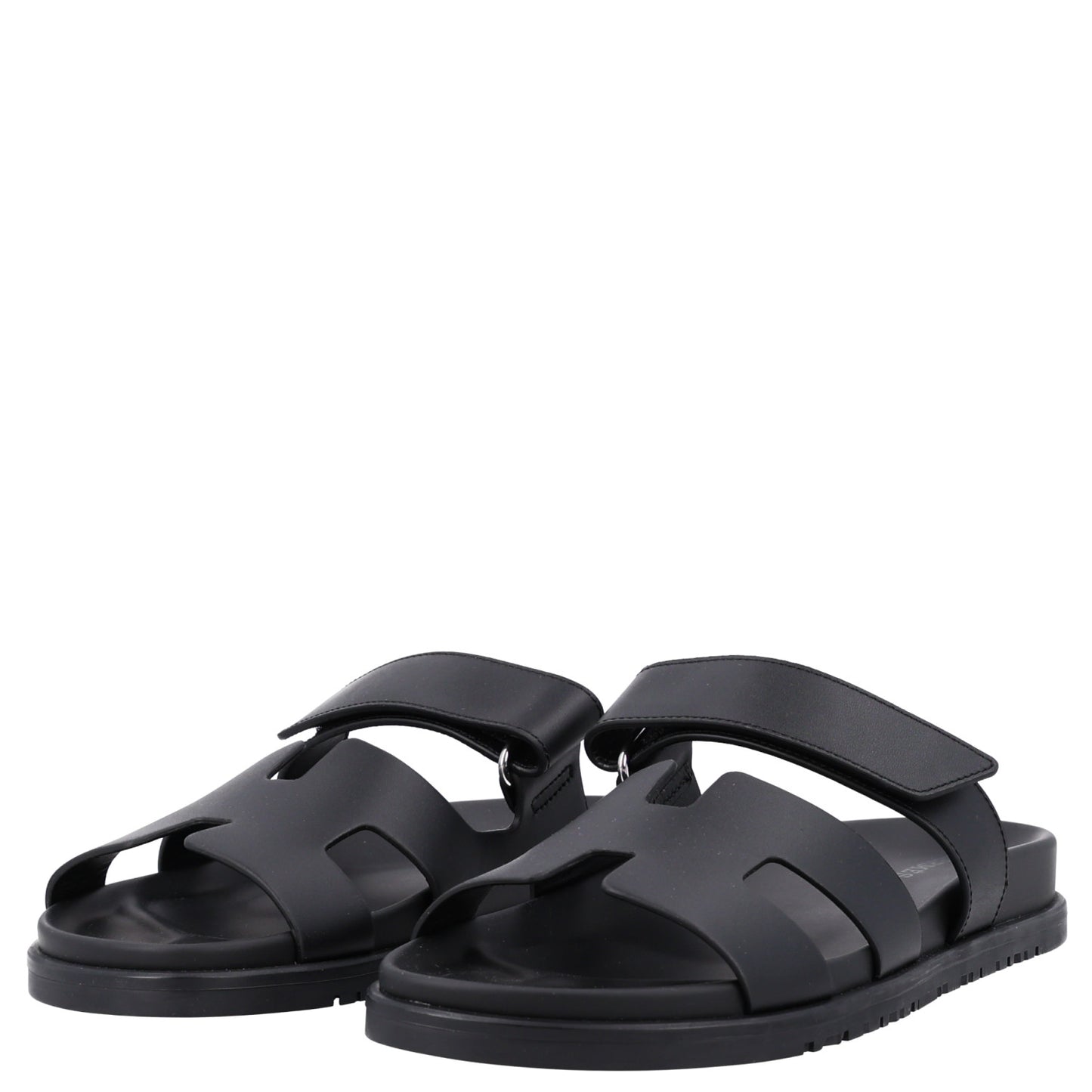 Calfskin Womens Chypre Sandals 38 Black