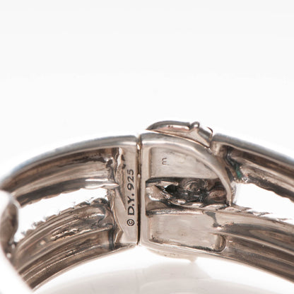 David Yurman Sterling Silver 20mm Labyrinth Link Bracelet 4 of 5