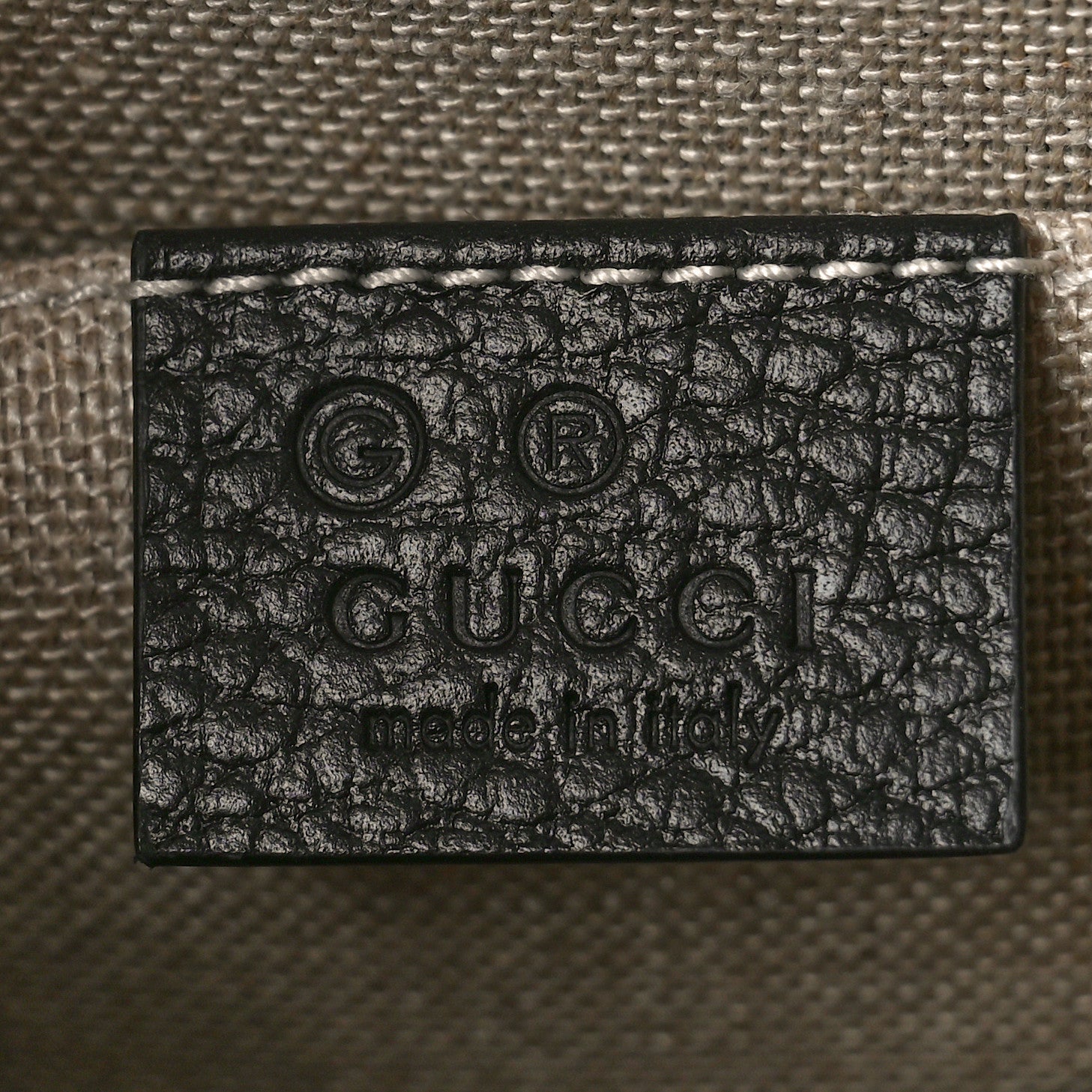 Gucci Dollar Calfskin Small Interlocking G Shoulder Bag Black 6 of 10
