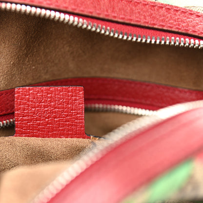 Gucci GG Supreme Monogram Tian Web Small Day Backpack Beige Multicolor Red 8 of 18