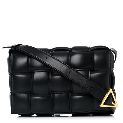 Bottega Veneta Nappa Maxi Intreccio Padded Cassette Crossbody Bag Black 1 of 10